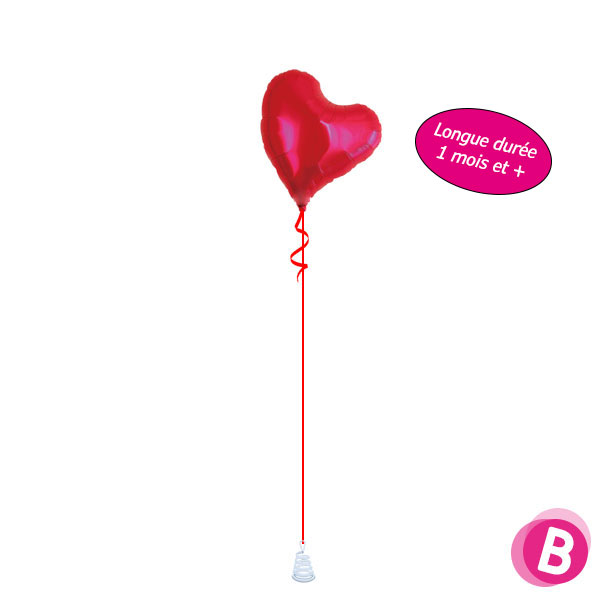 50 ballons coeur dont ballon gaz 420l hélium mariage -  France